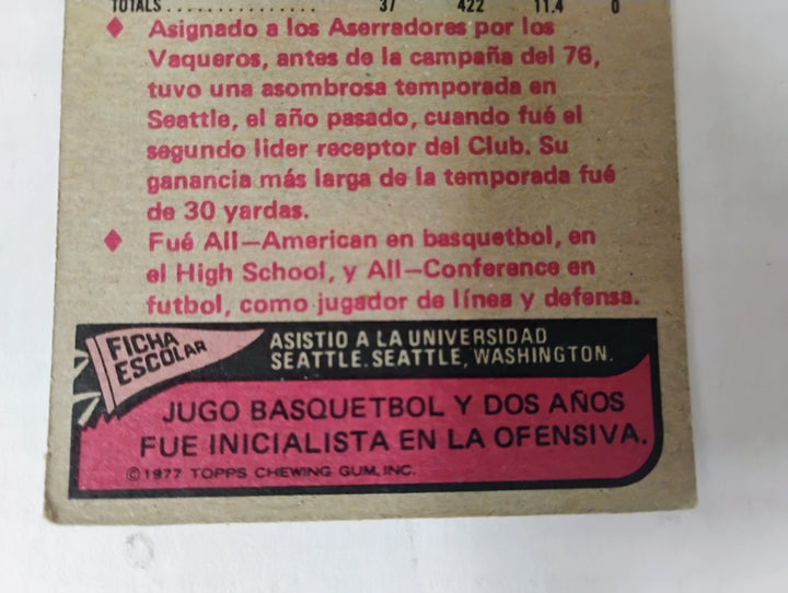 1977 Topps Mexican Football Ron Howard #26