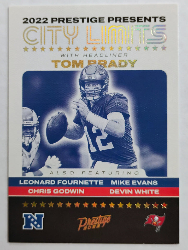 2022 Panini Prestige Football Tom Brady #CL-10 City Limits