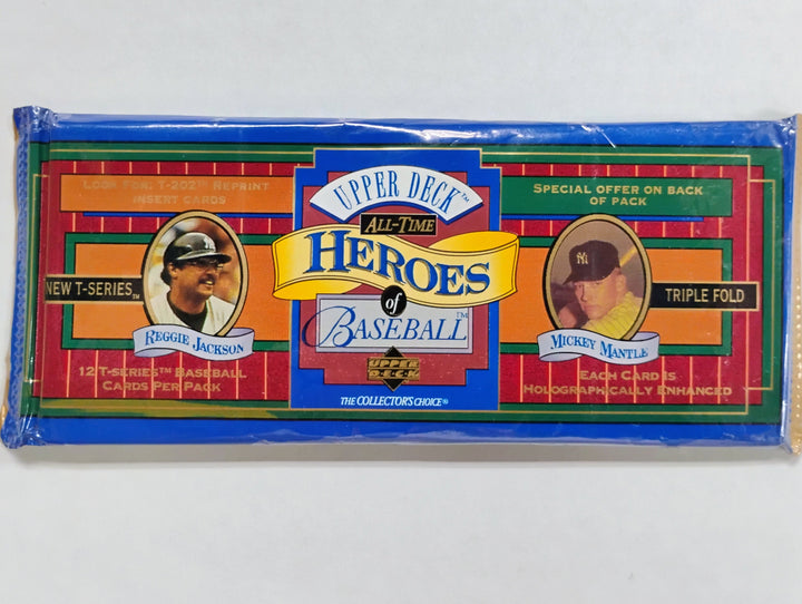1993 Upper Deck All Time Heros Of Baseball Sealed Pack