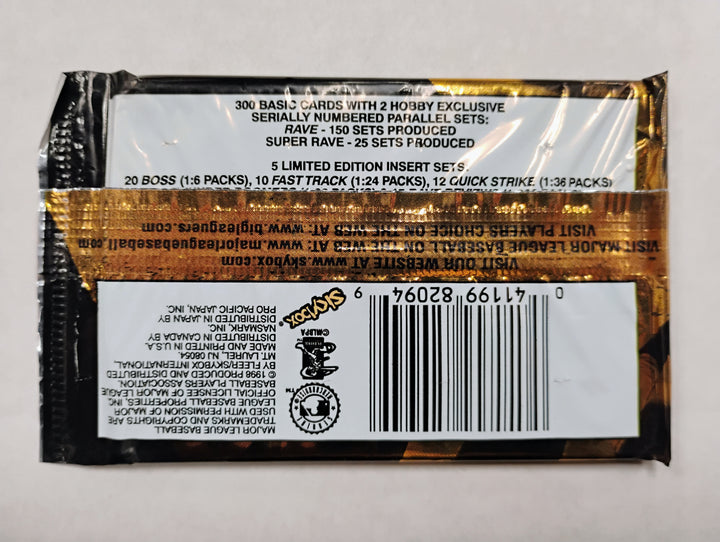 1998 Skybox Circa Thunder Baseball Sealed Pack