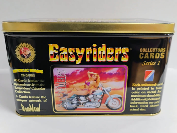 Easy Riders Metallic Tin Collectors Cards