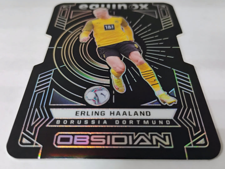 2021-22 Panini Obsidian Soccer Erling Haaland Equinox #'D 99/99  EX-Mint