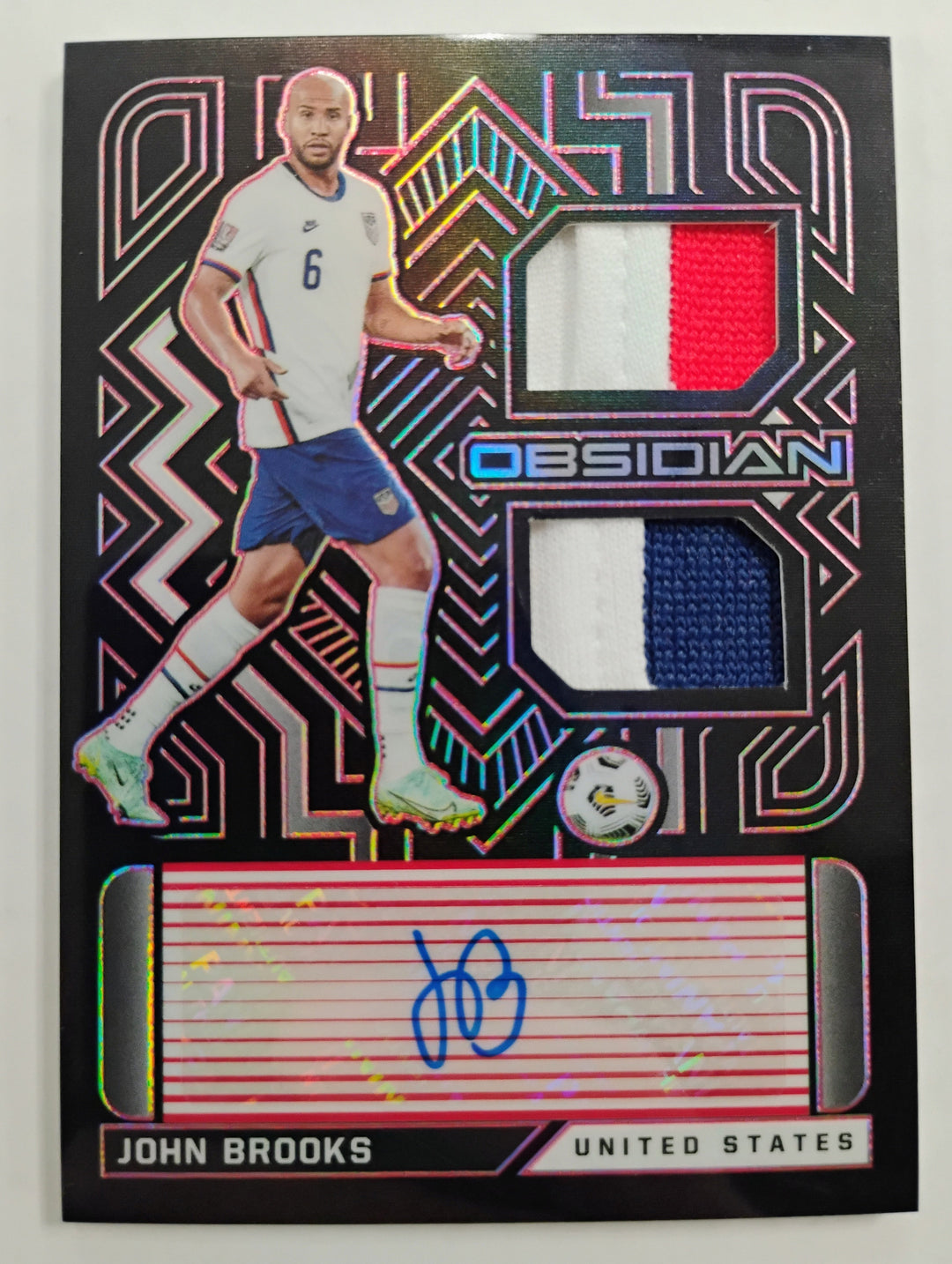 2021-22 Panini Obsidian Soccer John Brooks #DJ-JBR 19/25