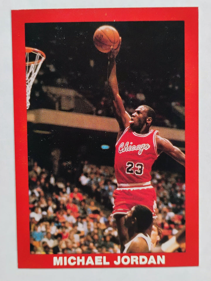 1989-90 Red Boarder Basketball Michael Jordan #NNO Dunking