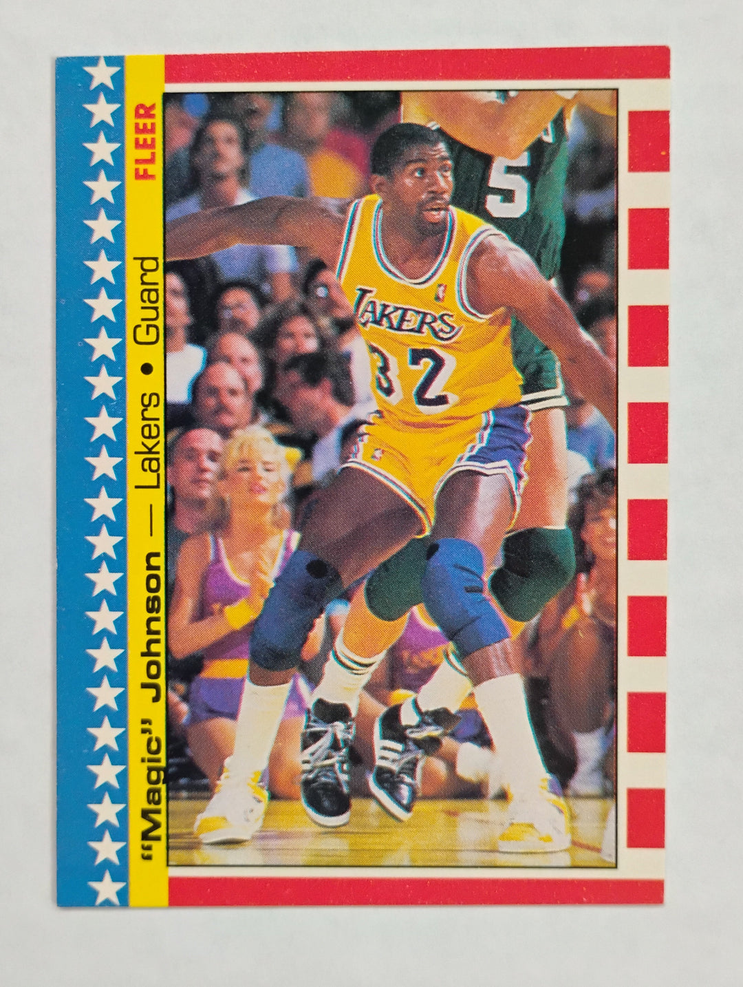 1987-88 Fleer Basketball Magic Johnson #1 Sticker