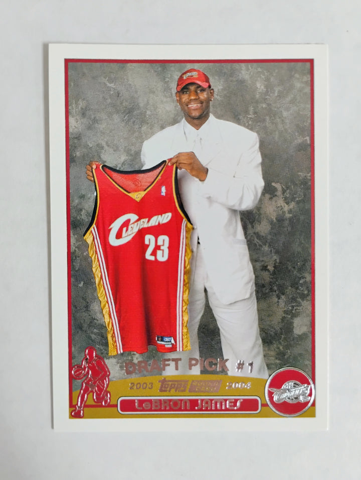 2003-04 Topps Basketball Lebron James RC Draft Pick #221