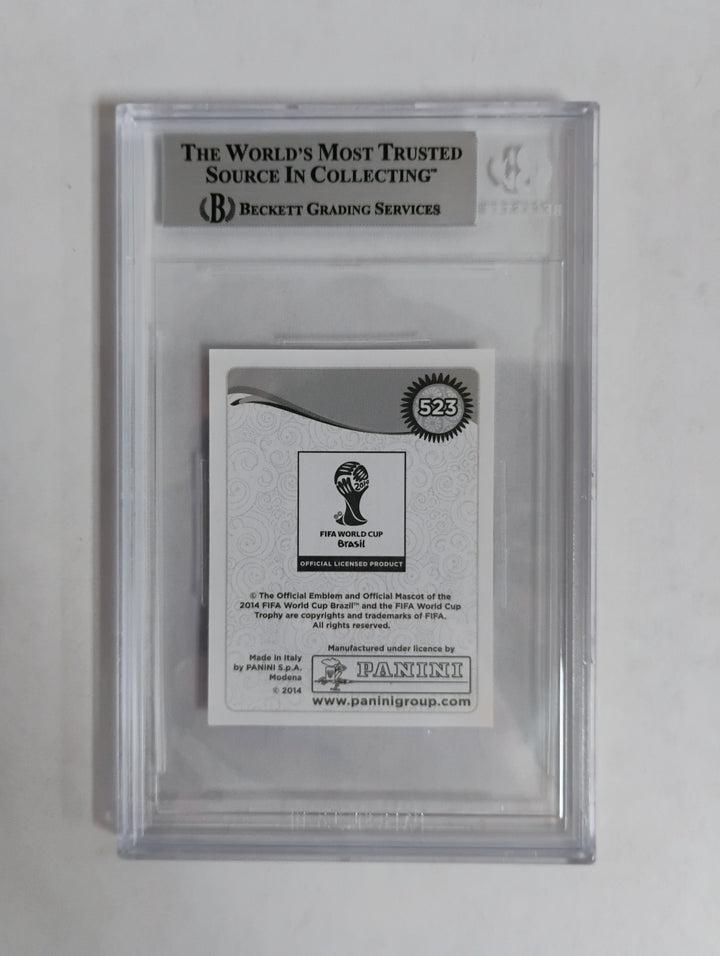 2014 Panini World Cup Soccer Stickers Cristiano Ronaldo BGS 7.5