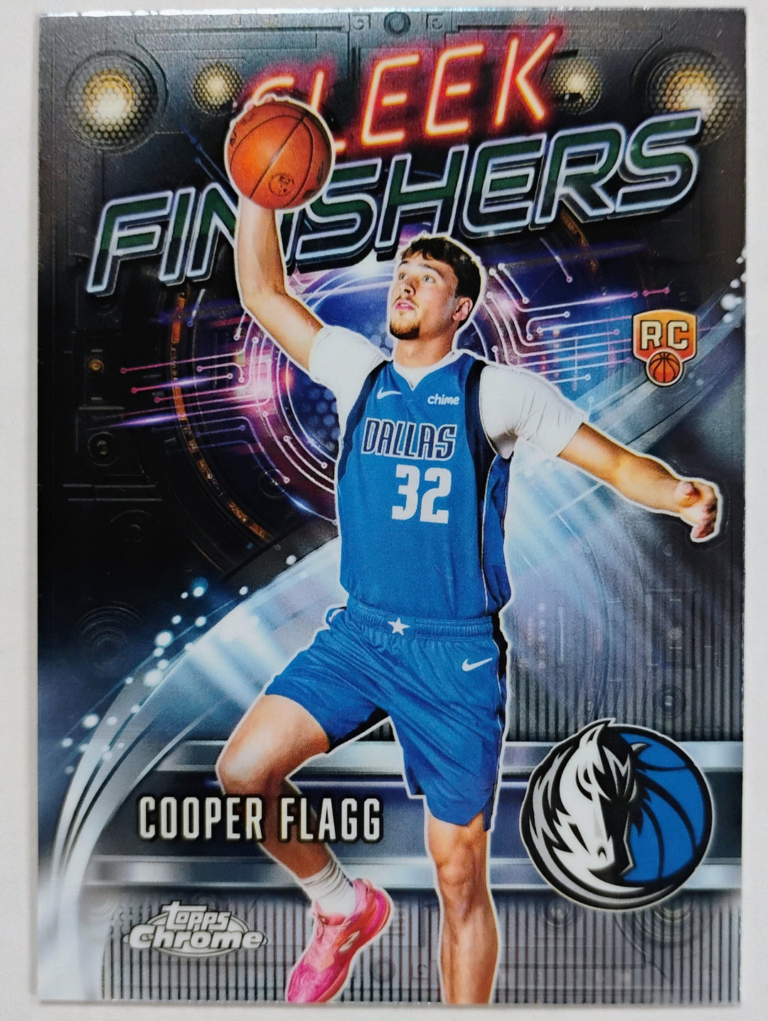 2025 Topps Chrome Basketball Cooper Flagg RC #SF-21 Sleek Finishers