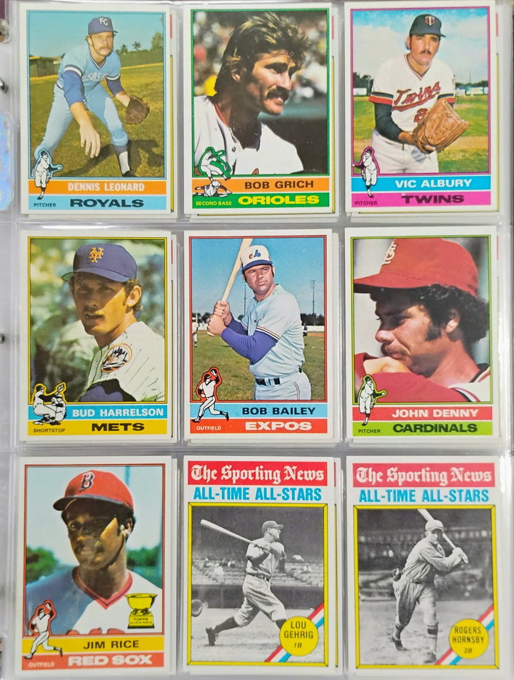 1976 Topps Baseball Complete Set EX-Mint