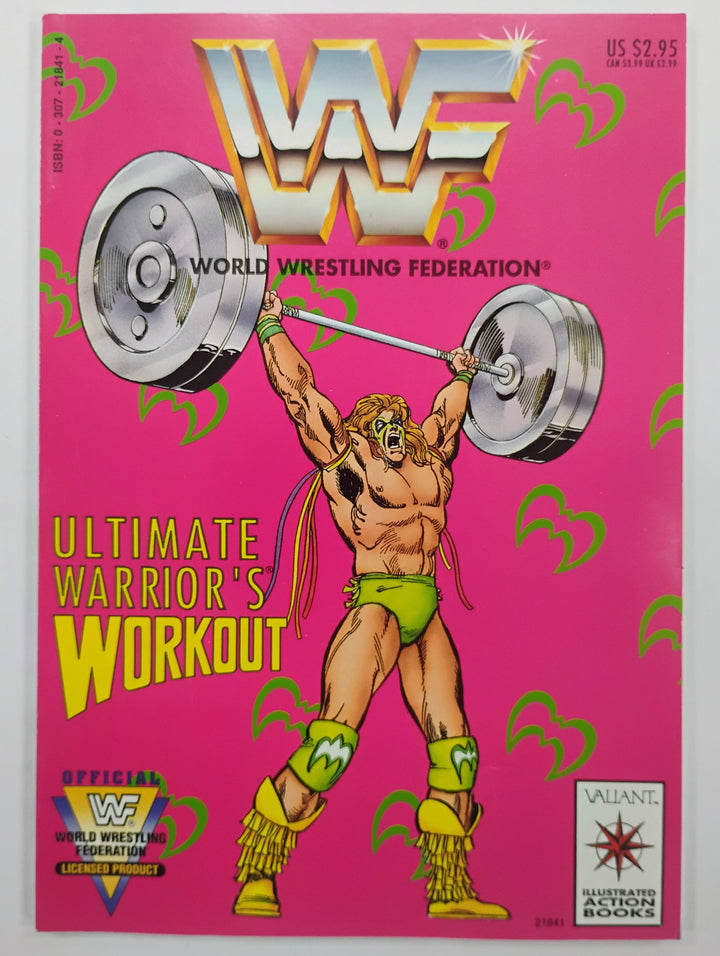 1991 WWF Ultimate Warrior's Workout Illustrated Action Book
