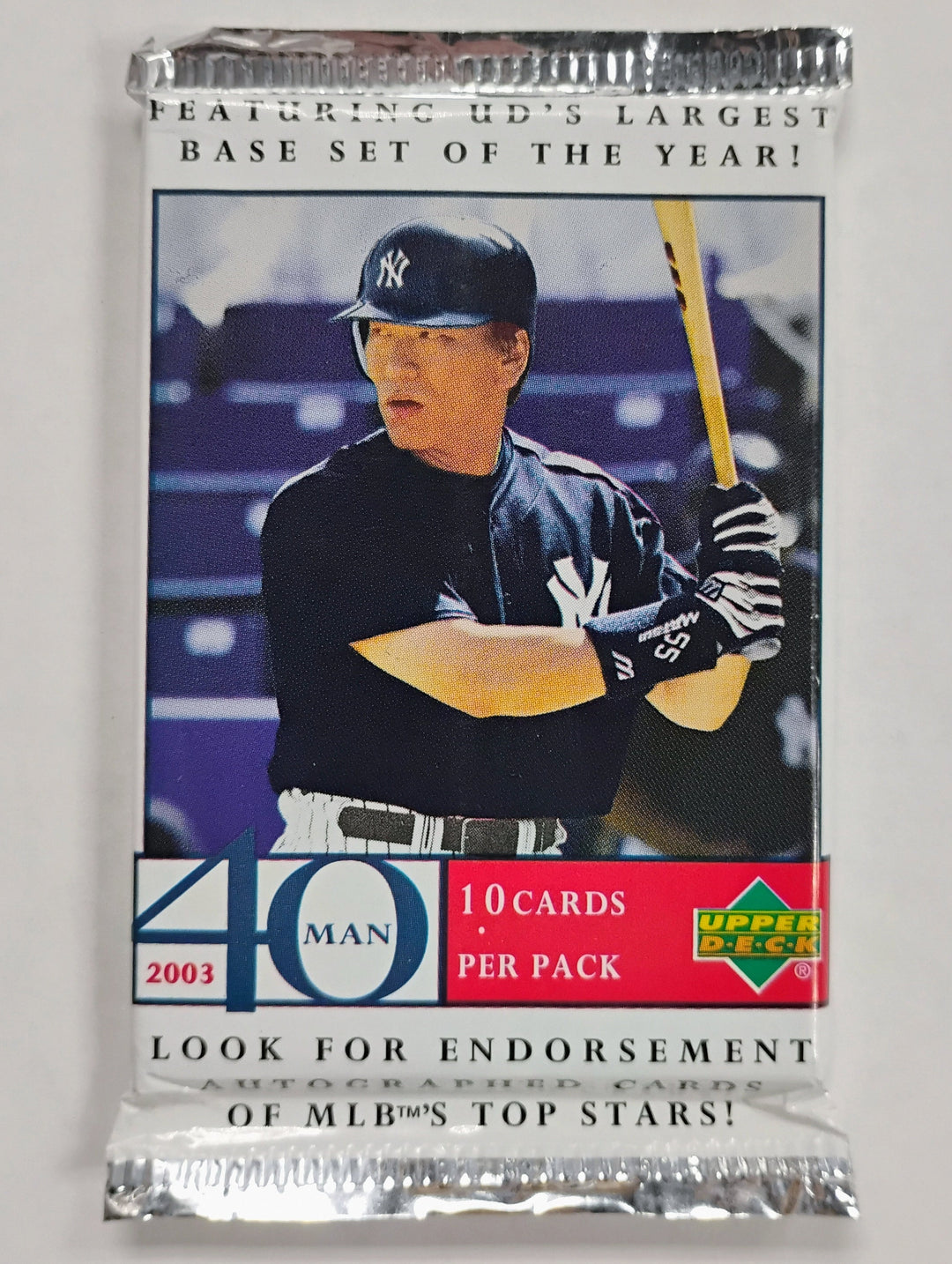2003 Upper Deck 40 Man Baseball Sealed Pack