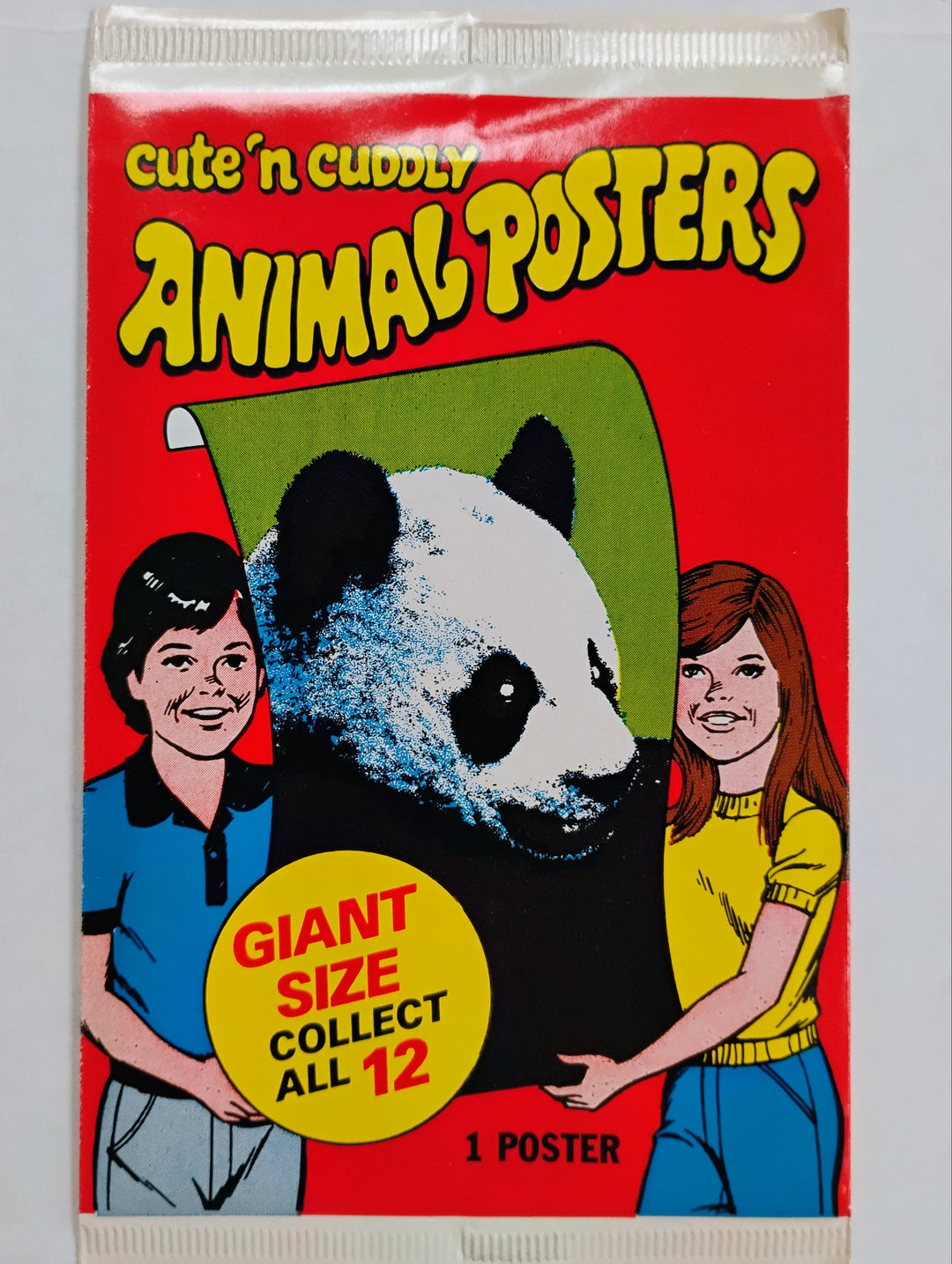 1981 Topps Cute 'n Cuddly Animal Posters Pack