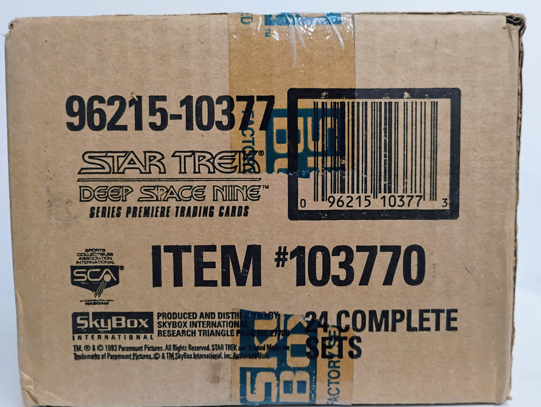 1993 SkyBox Star Trek Deep Space Nine Series Premier Trading Cards (24) Complete Set Factory Sealed Case
