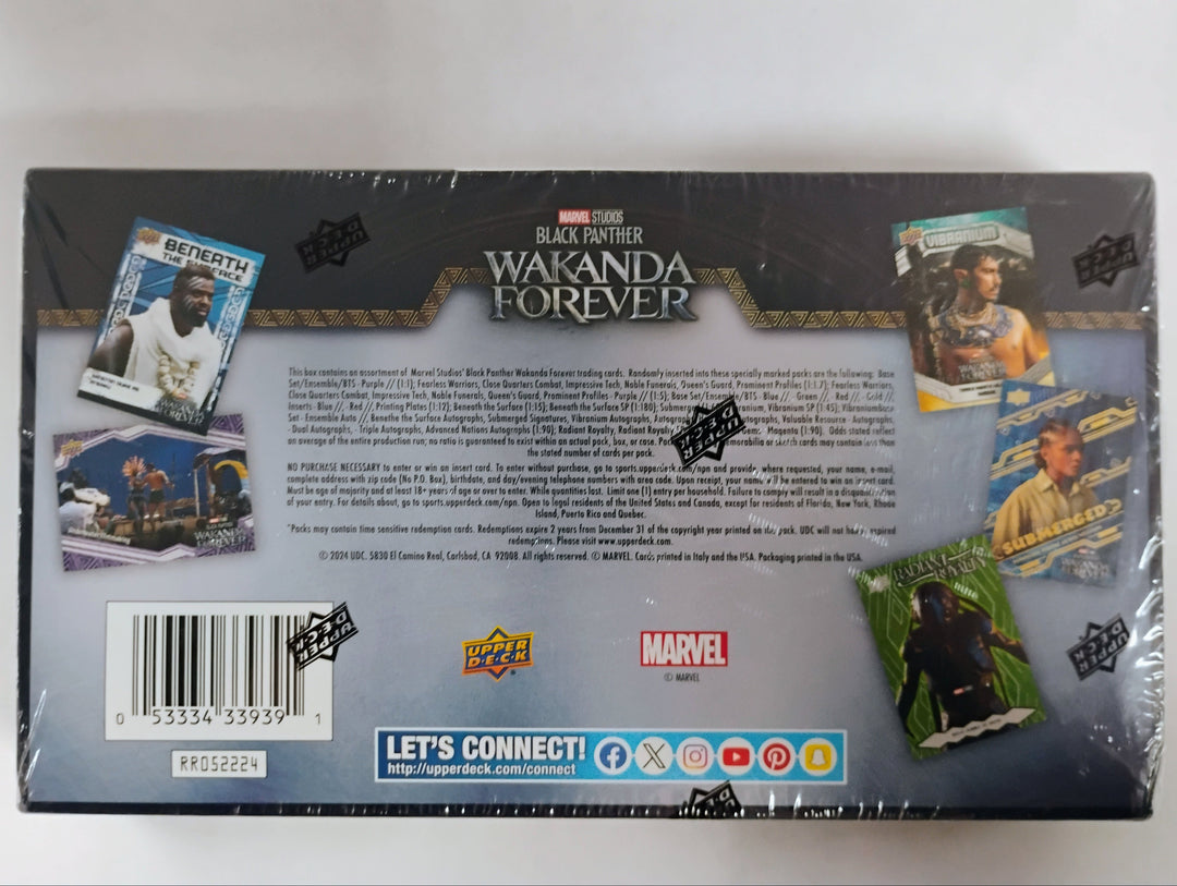 2024 Upper Deck Marvel Studios Black Panther Wakanda Forever Hobby Box