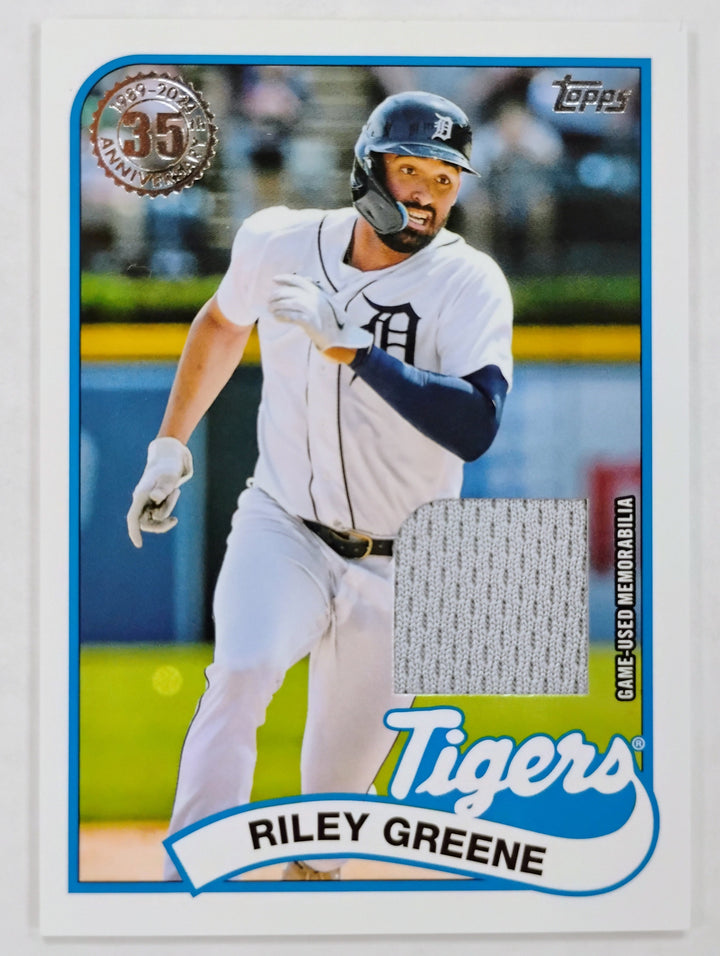 2024 Topps Baseball Riley Green #89BR-RG 35th Anniversary Relic 1989
