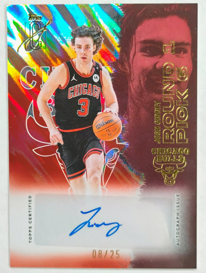 2026 Topps Signature Class Basketball Josh Giddey #VCA-JG Veteran Class Auto 08/25