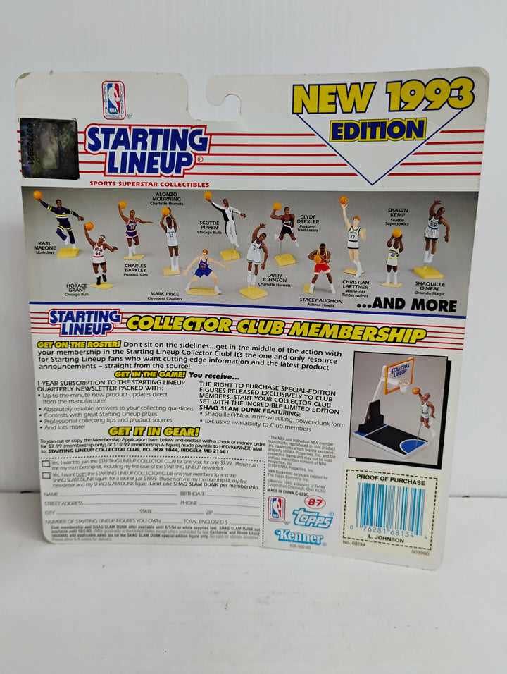 1993 Starting Lineup Larry Johnson Exclusive Topps Cards