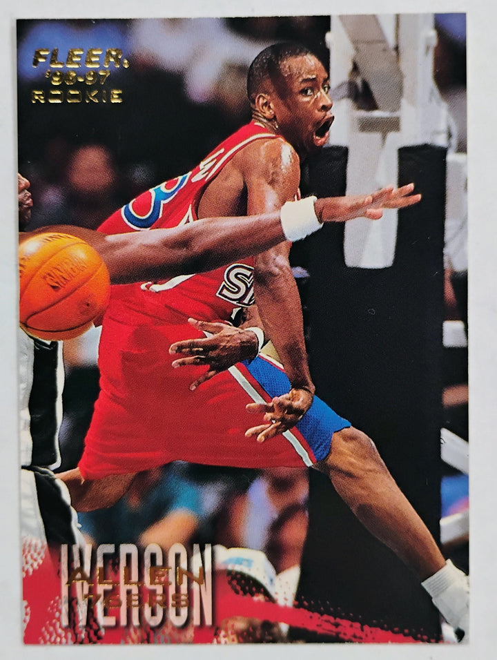 1996-97 Fleer Basketball Allen Iverson RC #235