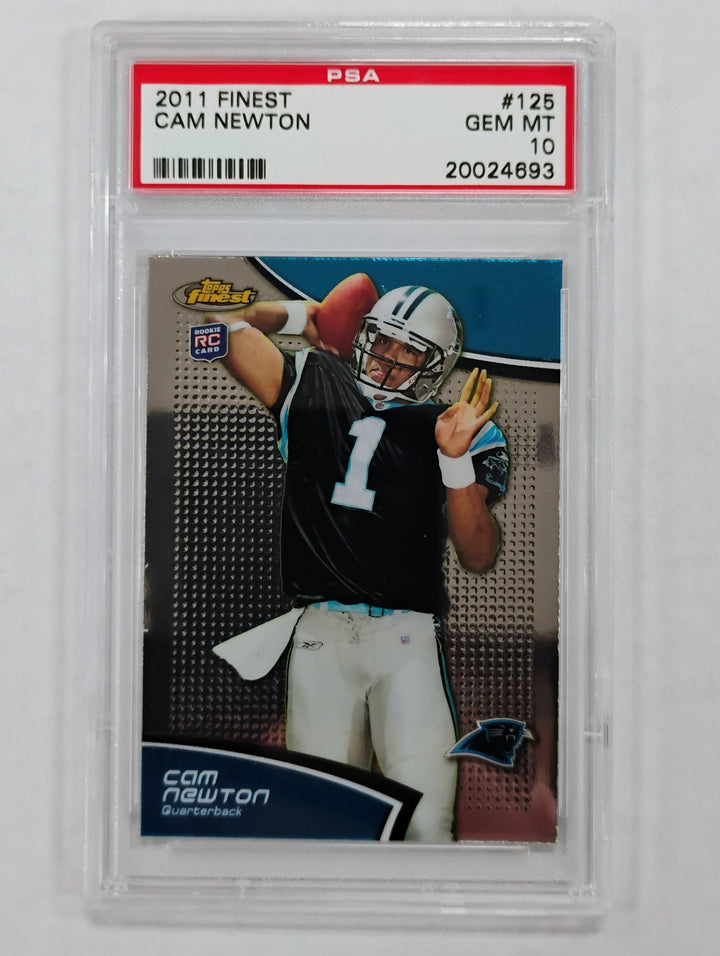 2011 Finest Football Cam Newton #125 PSA 10 GEM MINT