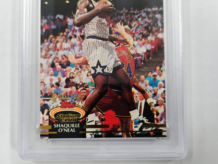 1992 Stadium Club Basketball Shaquille O'Neal RC #247 GMA 7 NM