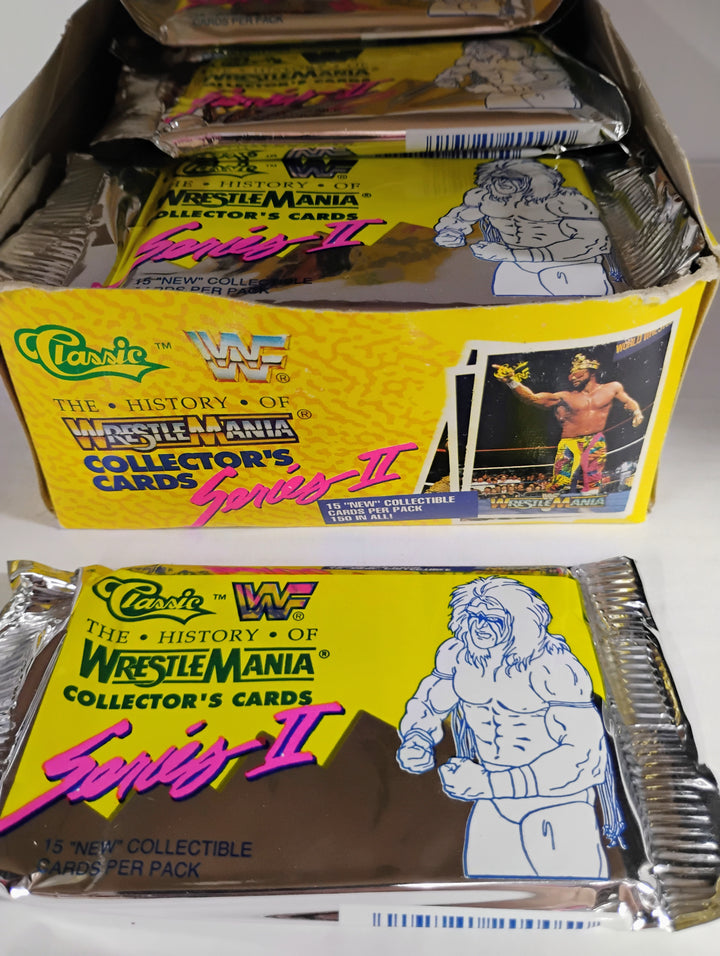 1990 Classic WWF Wrestle Mania Series 2 Sealed Pack