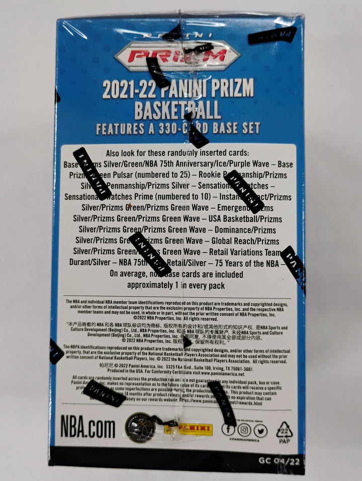 2021-22 Panini Prizm Basketball Blaster Box