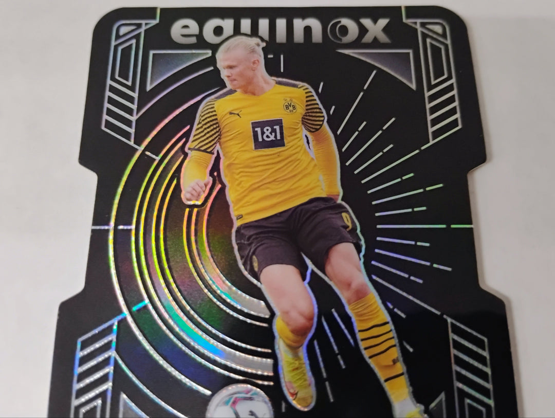 2021-22 Panini Obsidian Soccer Erling Haaland Equinox #'D 99/99  EX-Mint
