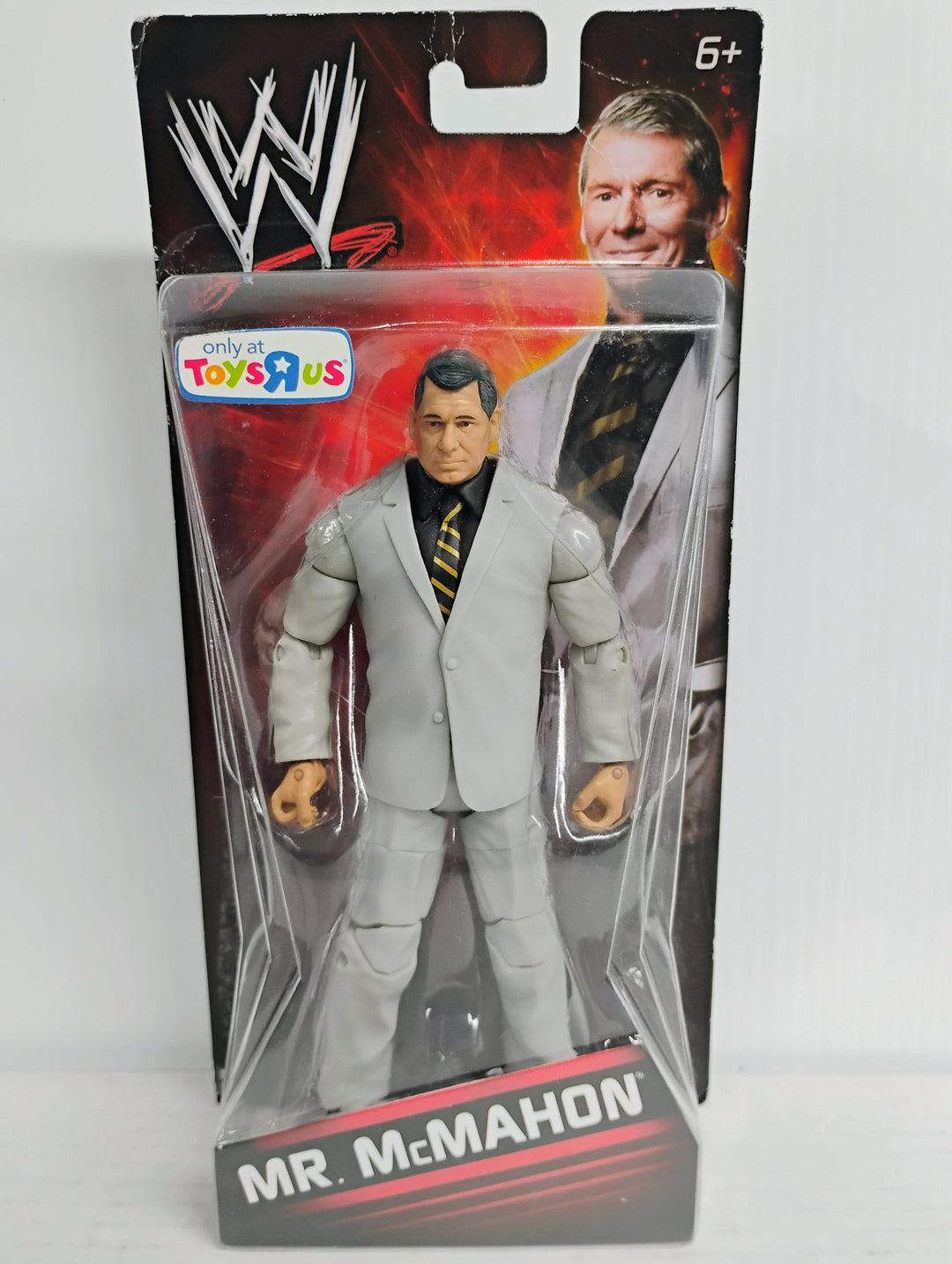 WWE Wrestling - Mr. McMahon 7" Figure  2011 Mattel Toys R Us Sealed