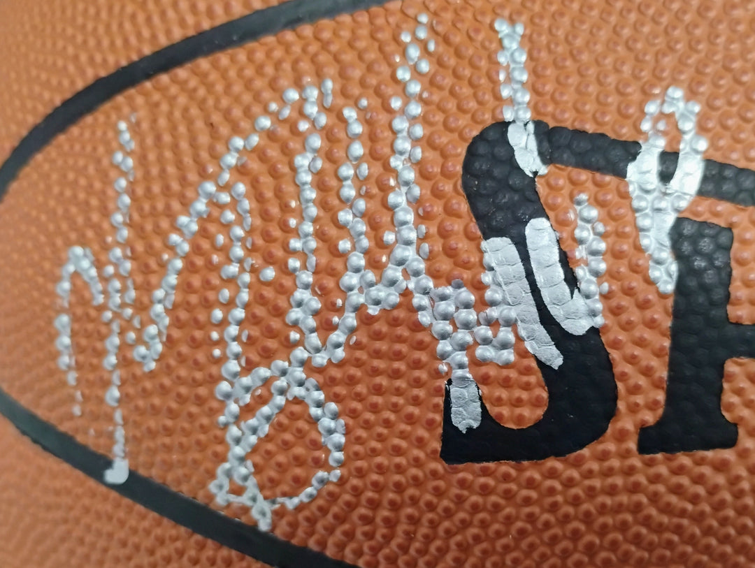 2004 Detroit Pistons NBA Champions Limited Edition Spalding Official Game Basketball Autographed W/ Display Case