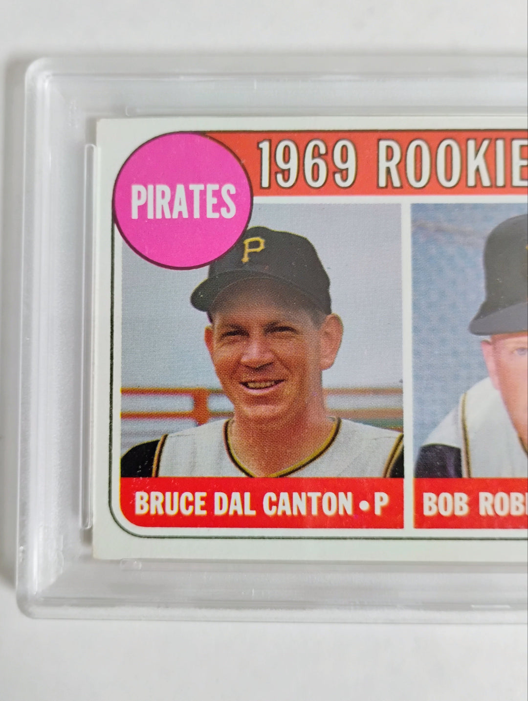 1969 Topps Pirates Rookies #468 Names In White Letter PSA 4.5 VG-EX+
