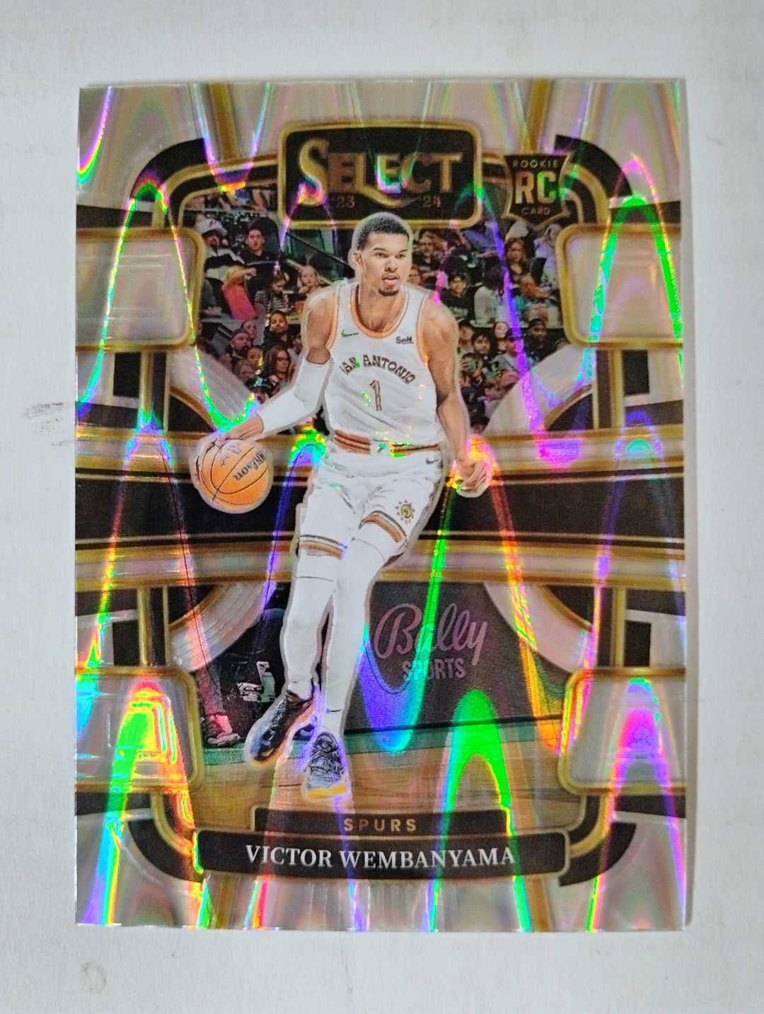 2023-24 Panini Select Victor Wembanyama #87 Tectonic Concourse Prizm