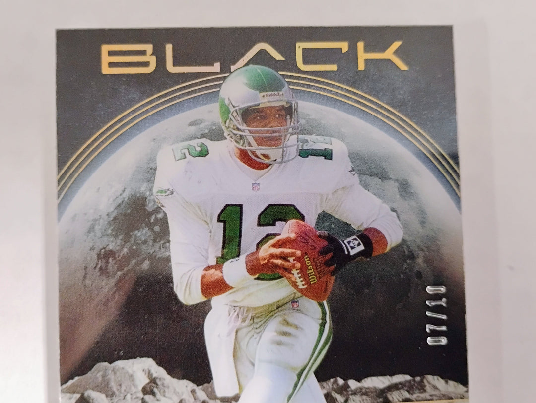 2024 Panini Black Football Randall Cunningham Midnight Signatures #'D 07/10 Gold Auto