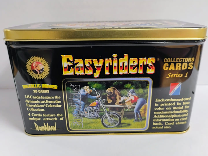 Easy Riders Metallic Tin Collectors Cards