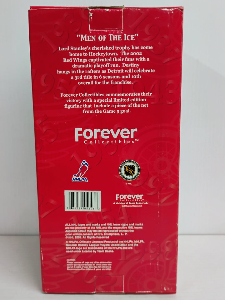 2002 Forever Collectibles "Men Of Ice" Chris Chelios Detroit Red Wings Stanley Cup Champions