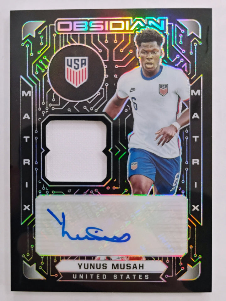 2021-22 Panini Obsidian Yubus Musah #NM-YM Matrix 067/149