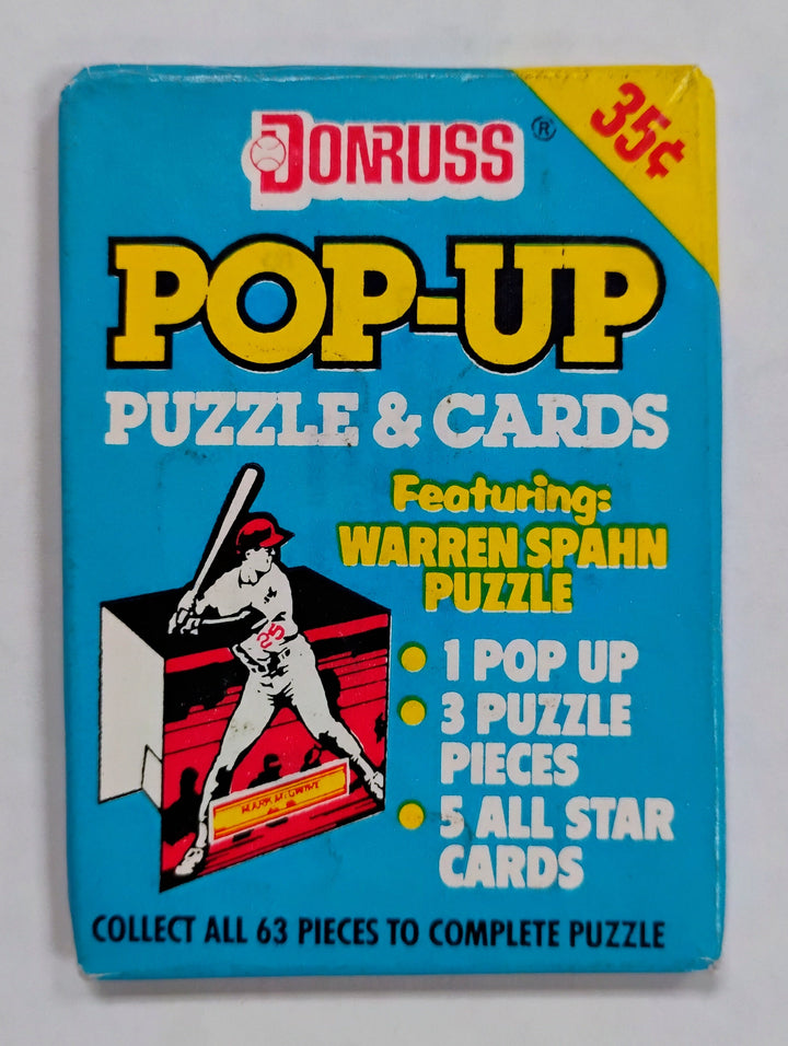 1988 Donruss Pop-Up Baseball Sealed Pack