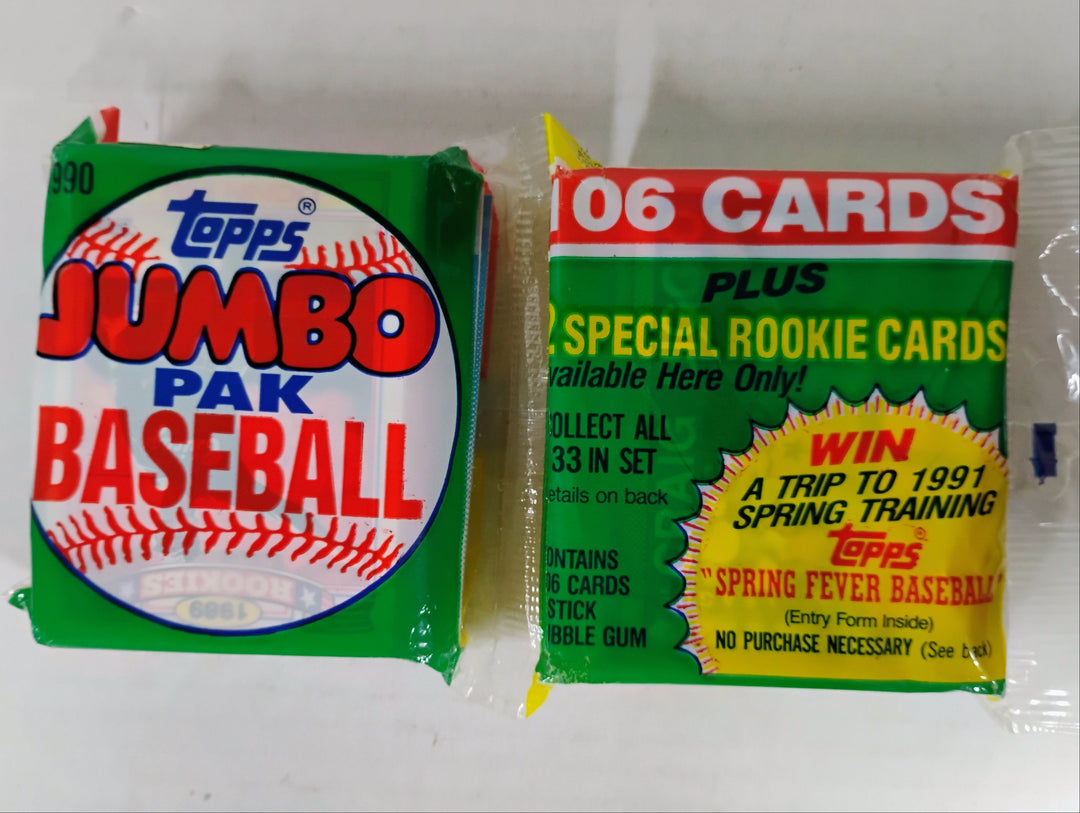 1990 Topps MLB Jumbo Pak Sealed Pack