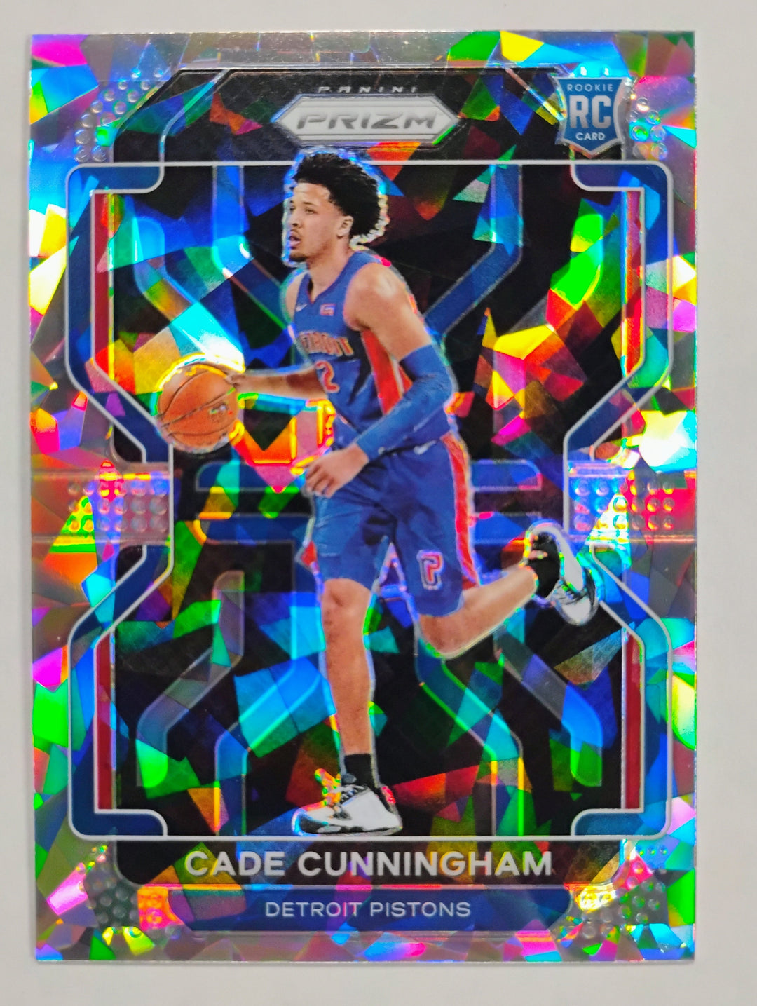 2021-22 Panini Prizm Cade Cunningham RC #282 Silver Cracked Ice Prizm