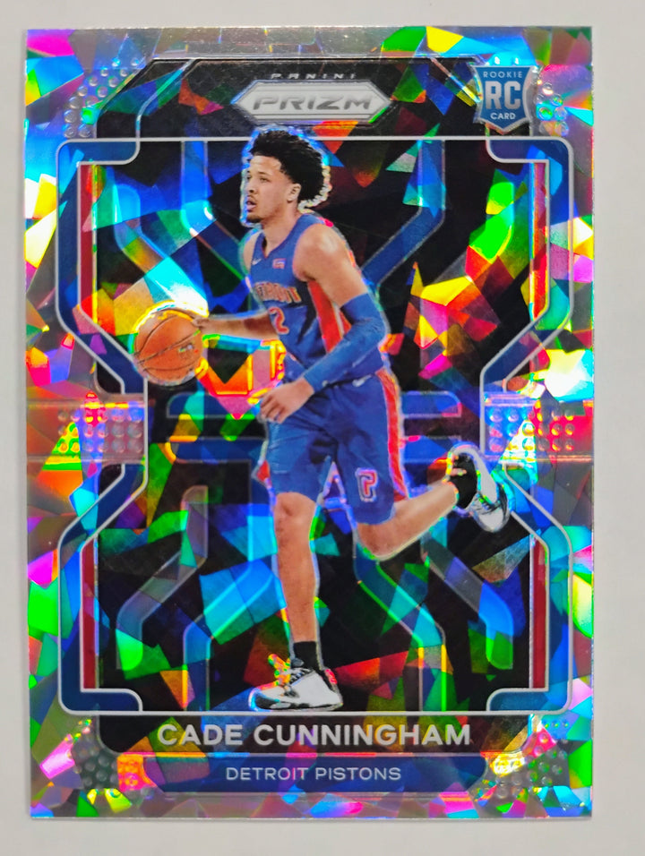2021-22 Panini Prizm Cade Cunningham RC #282 Silver Cracked Ice Prizm