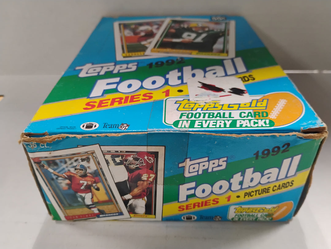 1992 Topps Football Series 1 Wax Box