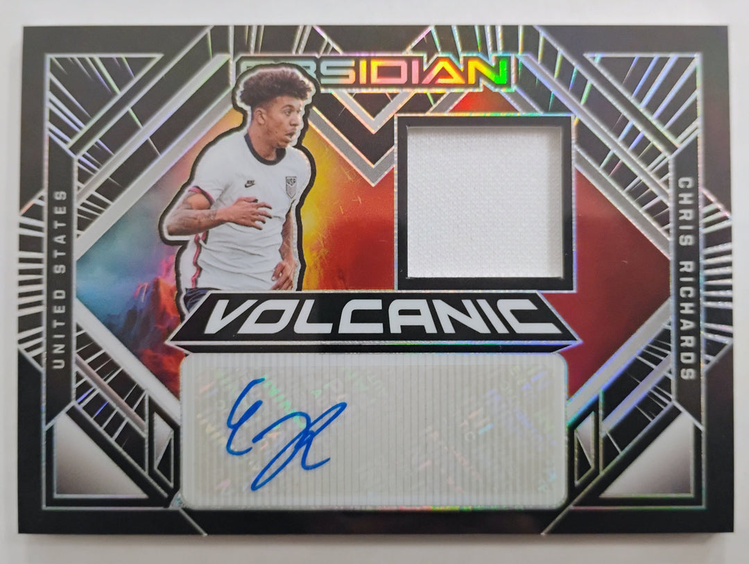 2021-22 Panini Obsidian Soccer Chris Richards #VM-CRD Volcanic 129/145