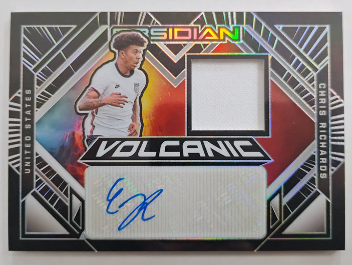 2021-22 Panini Obsidian Soccer Chris Richards #VM-CRD Volcanic 129/145