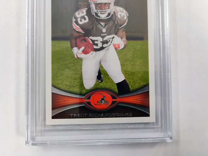 2012 Topps Football Trent Richardson #380C Running Forward Fctory Set BGS 9
