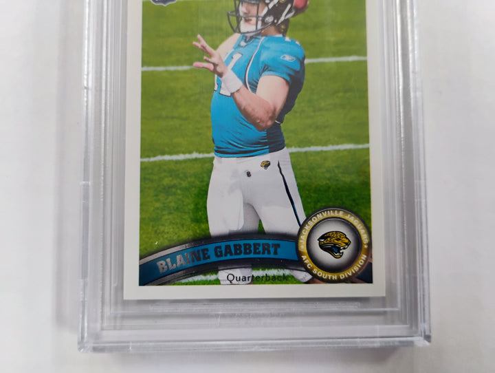 2011 Topps Blaine Gabbert #160C  Passing Left Factory Set Only BGS 9