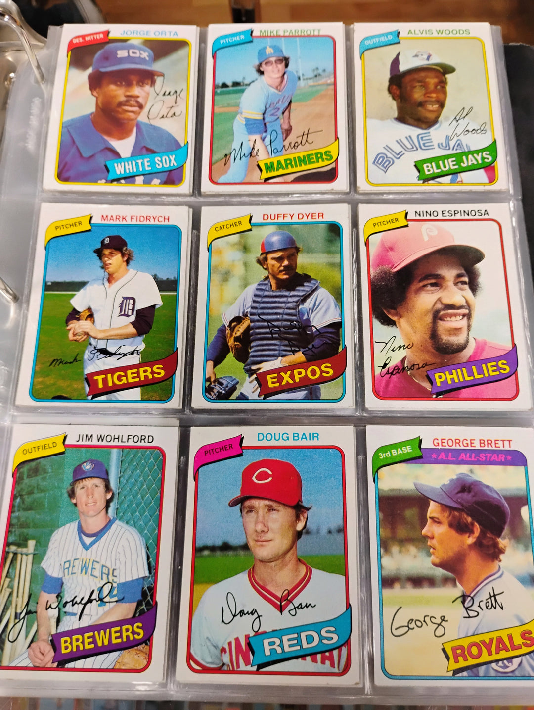 1980 Topps MLB Topps Complete Set