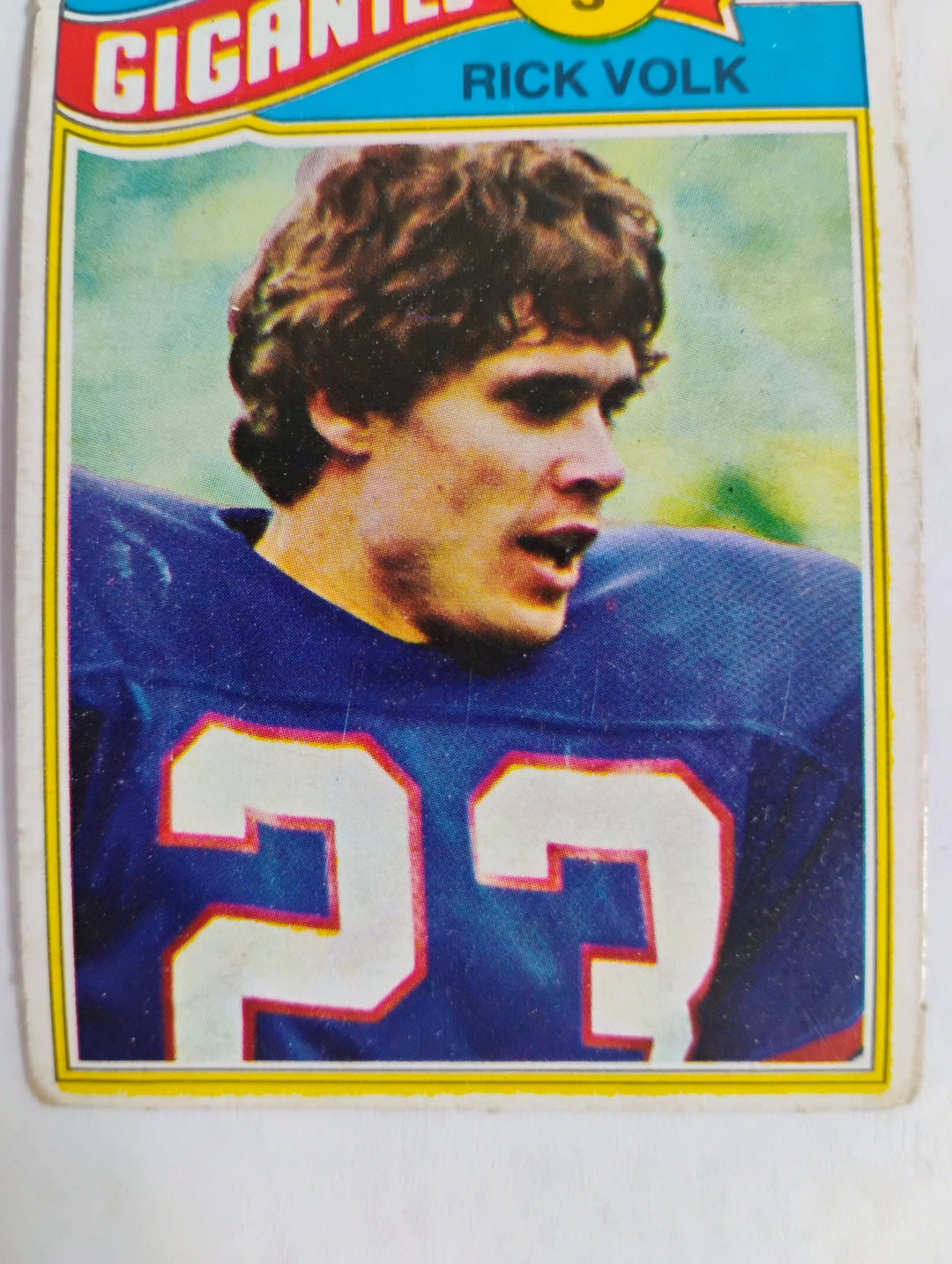 1977 Topps Mexican Football Rick Volk #8 "Dirty Dozen"