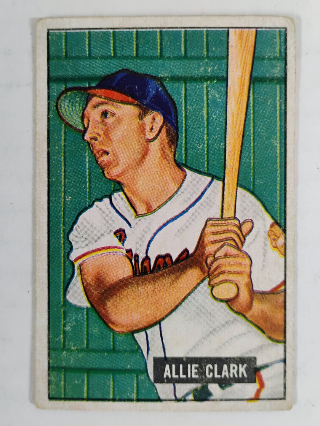 1951 Bowman Baseball Allie Clark #29 Good Partial Set Break