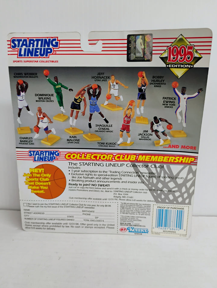 1995 Kenner Starting Lineup Alonzo Mourning "Dunking"