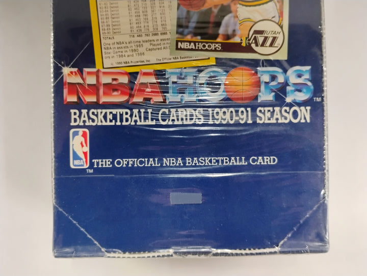 1990-91 NBA Hoops Series 1 Sealed Box
