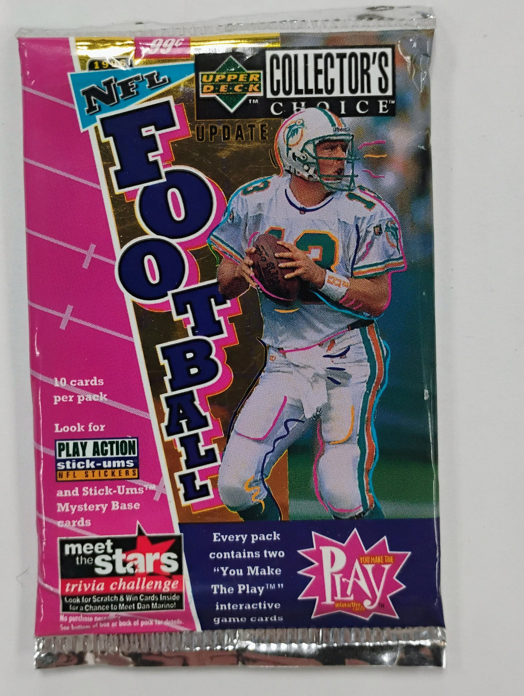 1996 Collector's Choice Update Football Sealed Pack